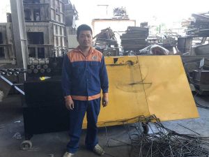 CHIHO bàn giao máy bẻ đai sắt CHV03 cho Công ty Tân Hà