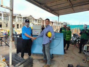 CHIHO bàn giao máy bẻ đai sắt CHV02 cho Công ty Tài Việt Tín