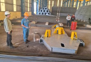 CHIHO BÀN GIAO MÁY GẬP SẮT BÓ CHO TẬP ĐOÀN HÒA PHÁT