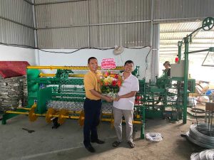 (Hình ảnh bàn giao máy đan lưới B40 Model CHB40 CHIHO)