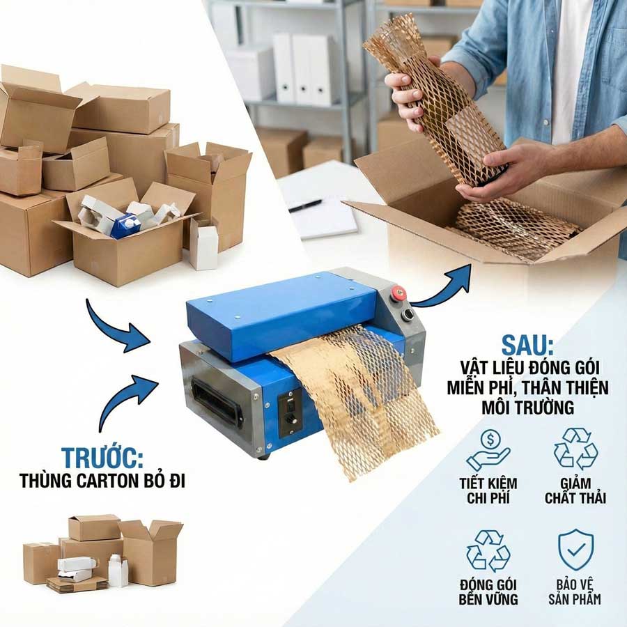 Lợi ich Máy Tái Chế Giấy CHP-100