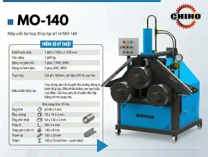 Máy uốn óng ba trục