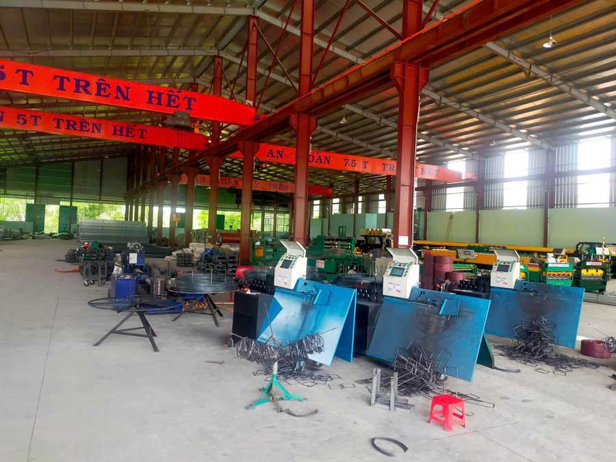 Bàn giao máy bẻ đai sắt C1 cho công ty CP tập đoàn DPM