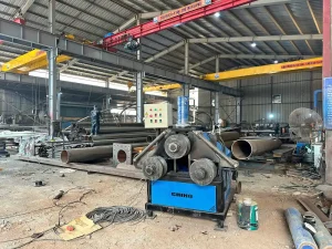 Máy uốn ống ba trục thủy lực