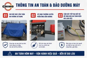 Máy Bẻ Đai Sắt CHIHO – Muốn Máy Bền Nhiều Năm, Đừng Bỏ Qua Những Điều Cơ Bản