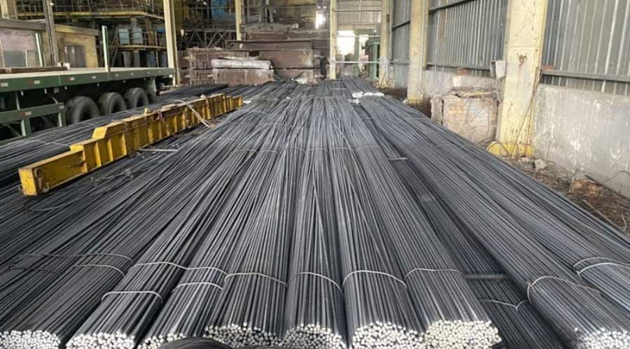 Ứng dụng máy gập sắt nguyên bó phù hợp cho các tổng kho sắt thép