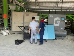 Khách hàng nhận Máy bẻ  đai sắt tự động Cá Heo Việt Cao Cấp CHIHO  – CHV02 của CHIHO