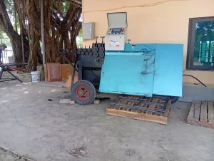 Khách hàng nhận Máy bẻ  đai sắt tự động Cá Heo Việt Cao Cấp CHIHO  – CHV02 của CHIHO