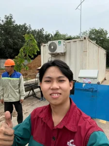Khách hàng nhận Máy bẻ đai sắt tự động Cá Heo Việt CHIHO – CHV-S của CHIHO