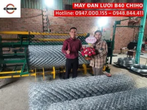 Khách hàng nhận Máy đan lưới B40 – CHB40 của CHIHO