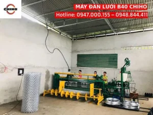 Khách hàng nhận Máy đan lưới B40 – CHB40 của CHIHO