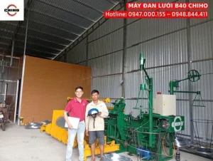 Khách hàng nhận Máy đan lưới B40 – CHB40 của CHIHO