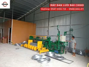 Khách hàng nhận Máy đan lưới B40 – CHB40 của CHIHO