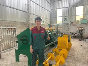 Khách hàng nhận Máy đan lưới B40 – CHB40 của CHIHO