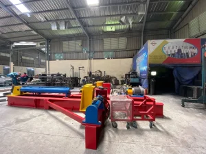Khách hàng nhận Máy gập sắt nguyên bó CHG-01 của CHIHO