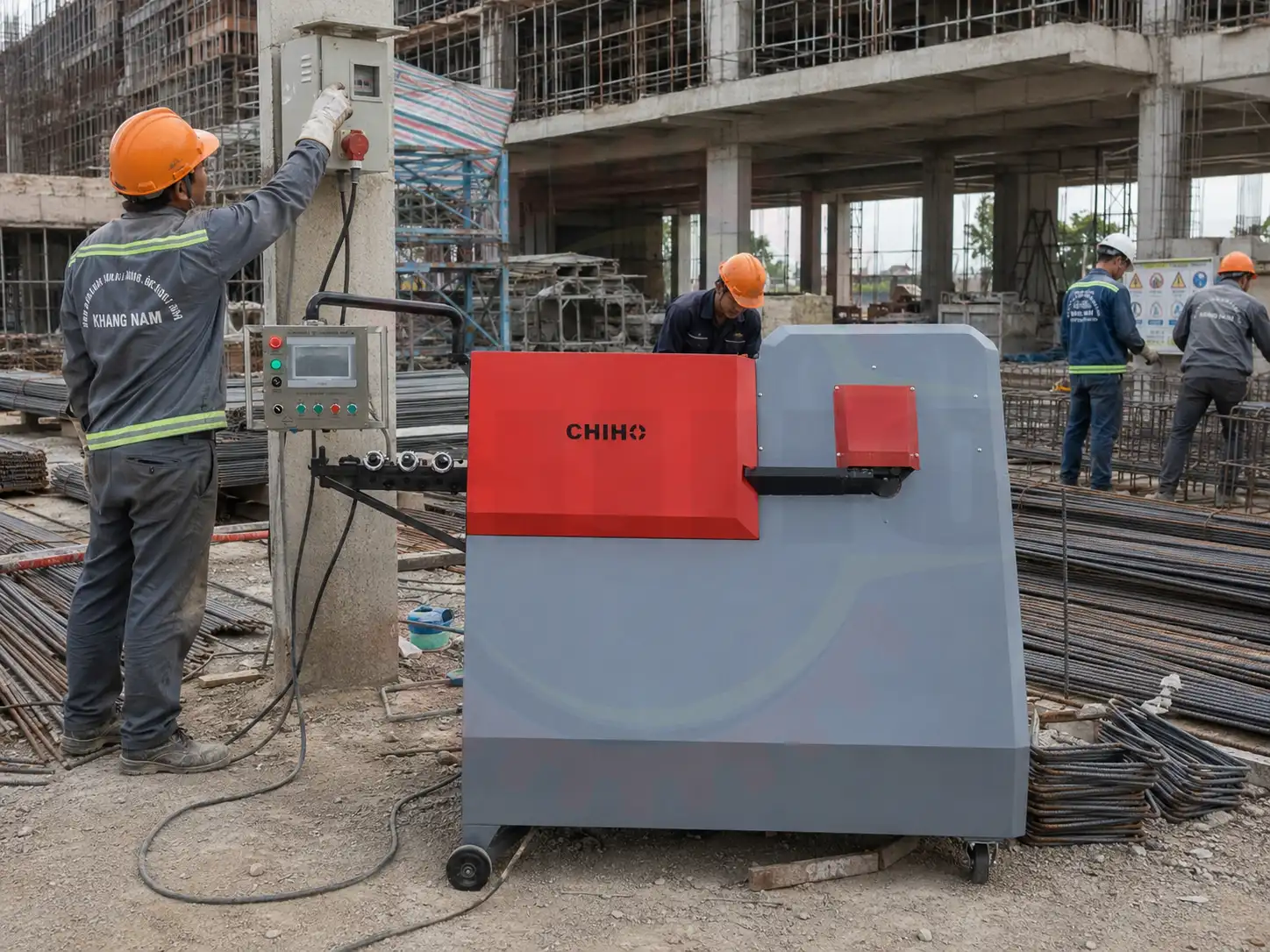 Máy bẻ đai 1 pha 220V hay 3 pha 380V: chọn loại nào khi khu vực yếu điện